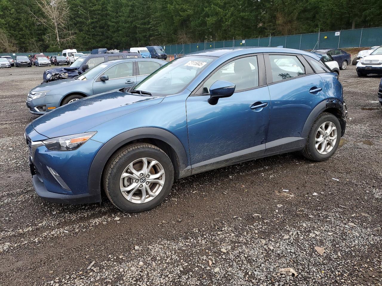 2019 Mazda CX-3 Sport, VIN JM1DKFB76K1431769 — Rear end