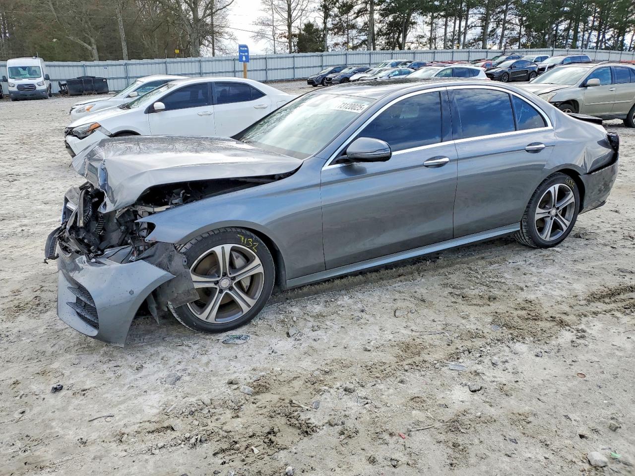 2017 Mercedes-Benz E 300 Sport, VIN WDDZF4JB1HA172966 — Front end