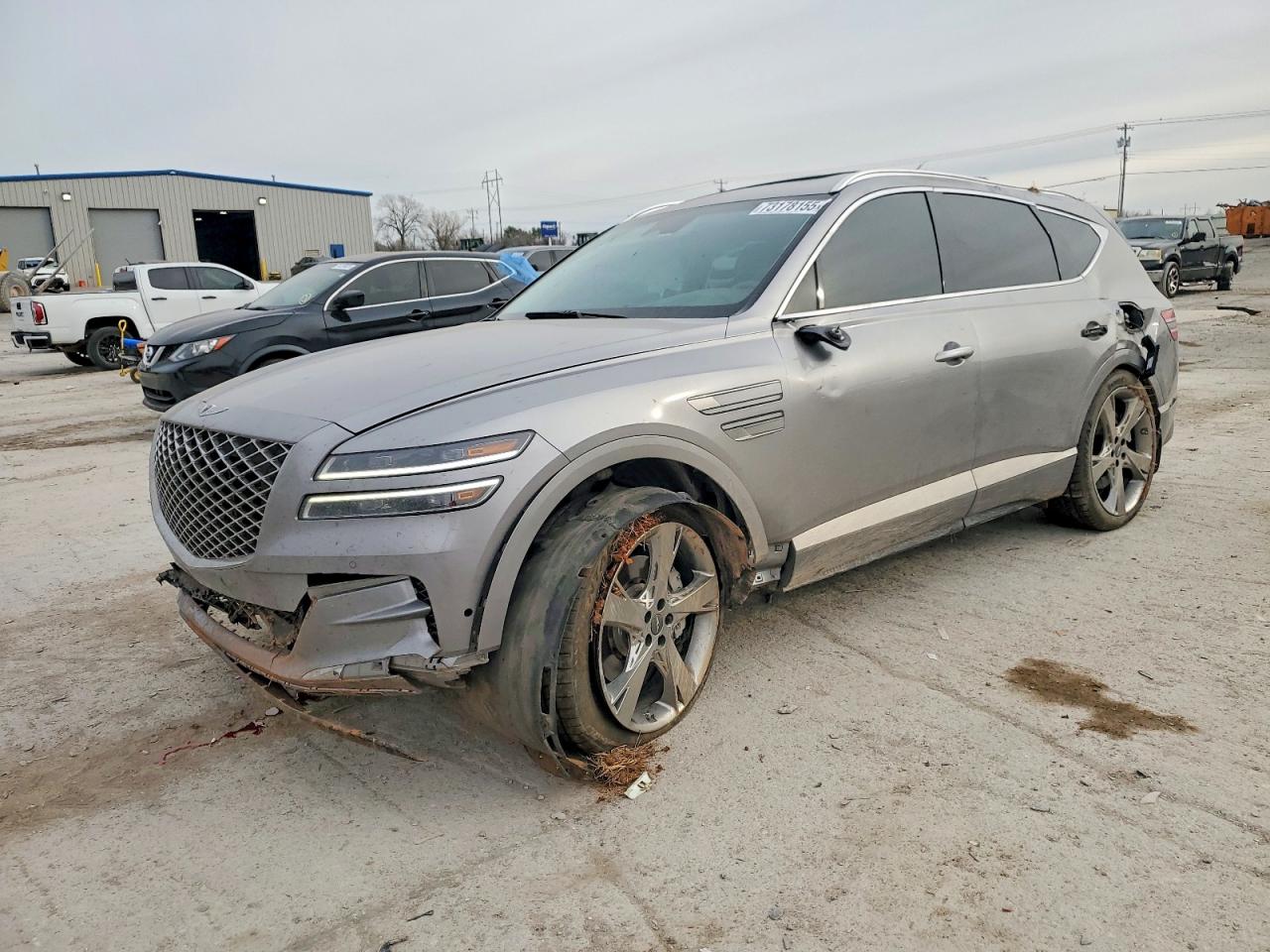 2024 Genesis GV80, VIN KMUHCESC0RU151695 — Front end