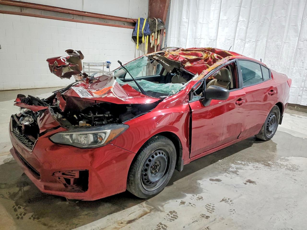 2019 Subaru Impreza, VIN 4S3GKAB66K3615640 — Крыша