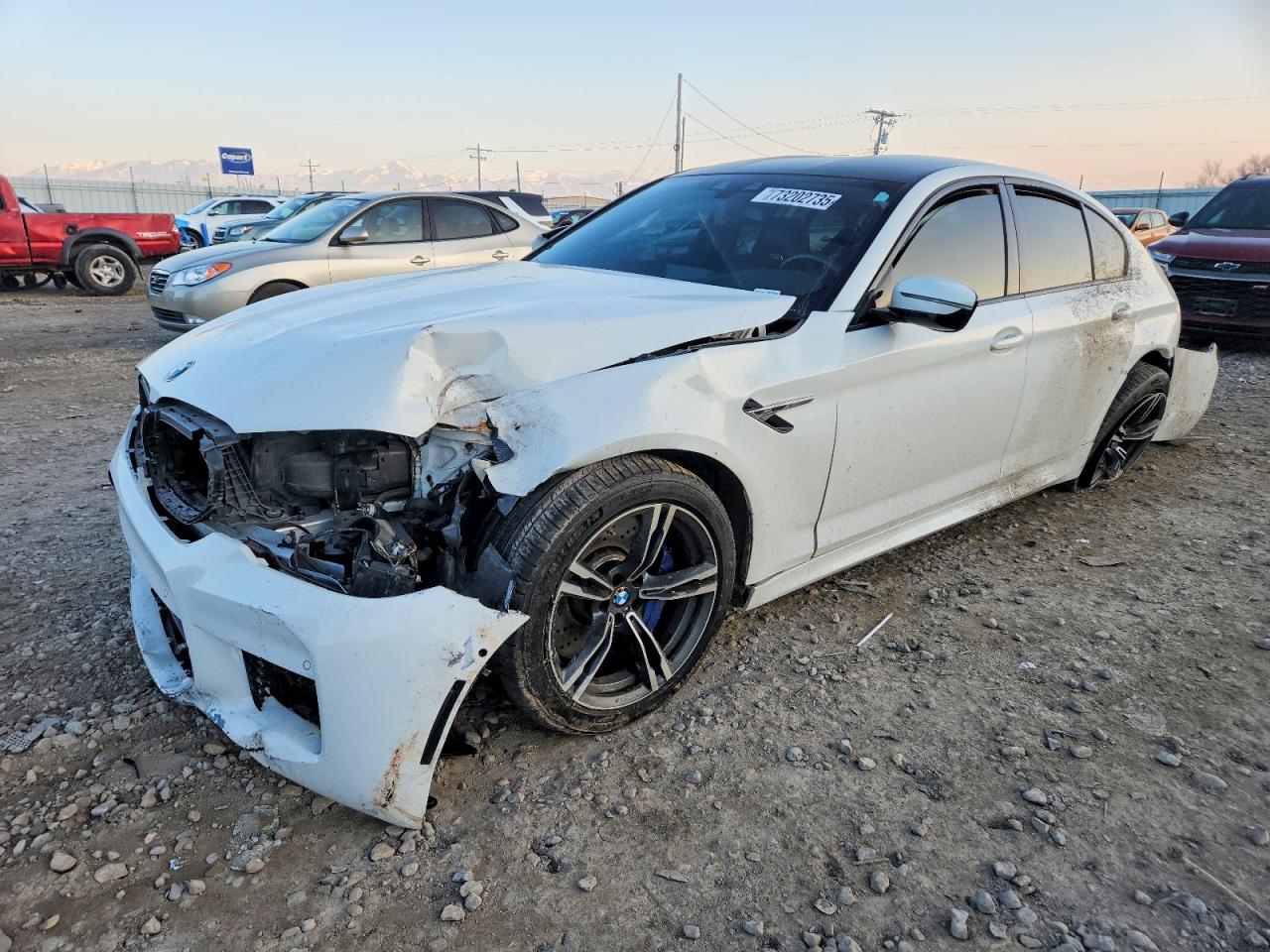 2020 BMW M5, VIN WBSJF0C09LCD56721 — Front end