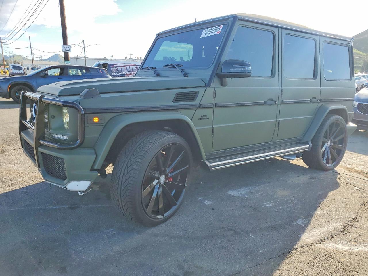 2014 Mercedes-Benz G 63 AMG, VIN WDCYC7DF8EX216429 — Rear end