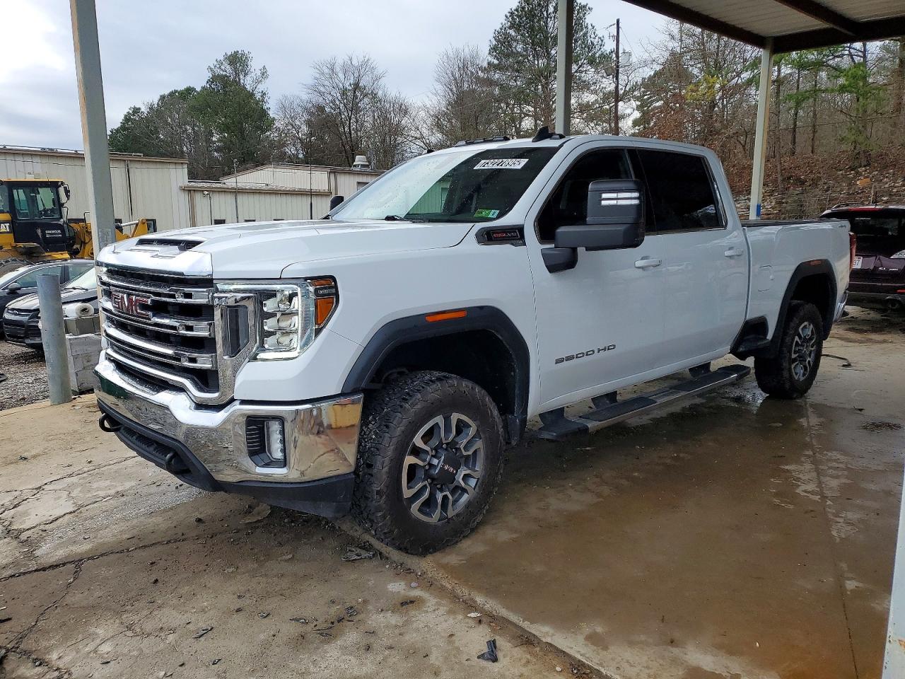 2021 GMC Sierra 2500HD SLE, VIN 1GT49ME73MF144021 — Minor dents and scratches