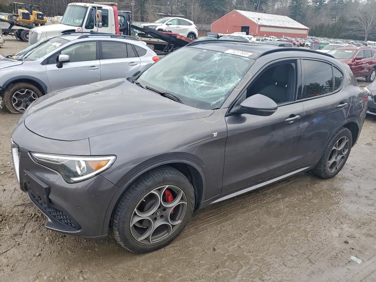 2022 Alfa Romeo Stelvio Veloce, VIN ZASPAKBN1N7D39663 — Крыша