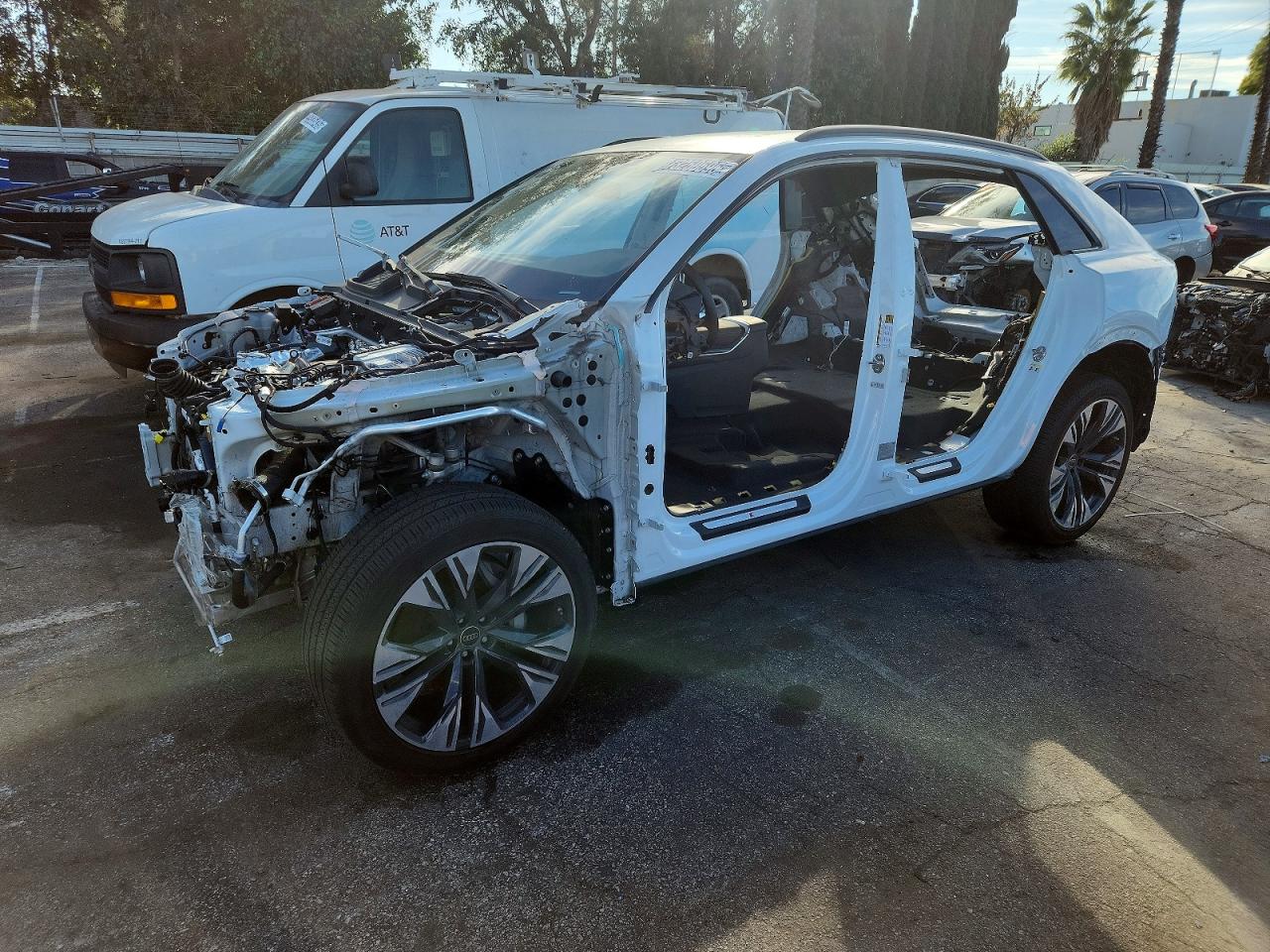 2025 Audi Q8 Premium Plus, VIN WA1EVBF13SD003791 — Stripped