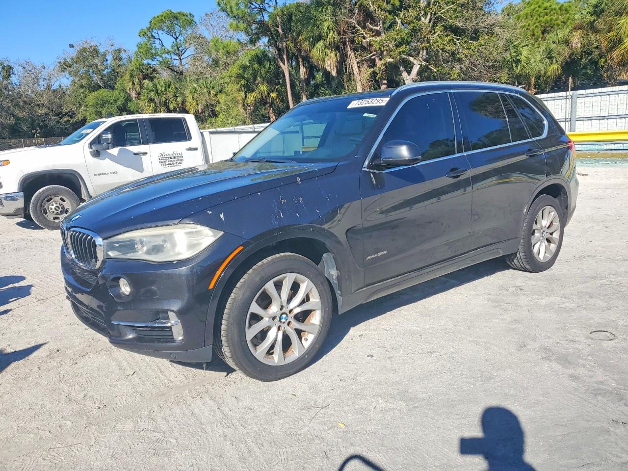 2015 BMW X5 xDrive35i, VIN 5UXKR0C56F0P08301 — Engine fire