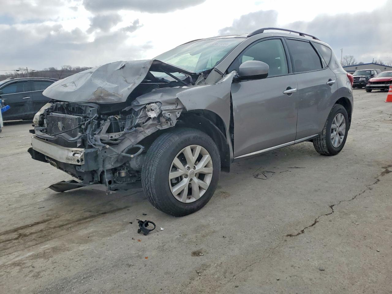 2012 Nissan Murano SL, VIN JN8AZ1MW2CW239408 — Front end