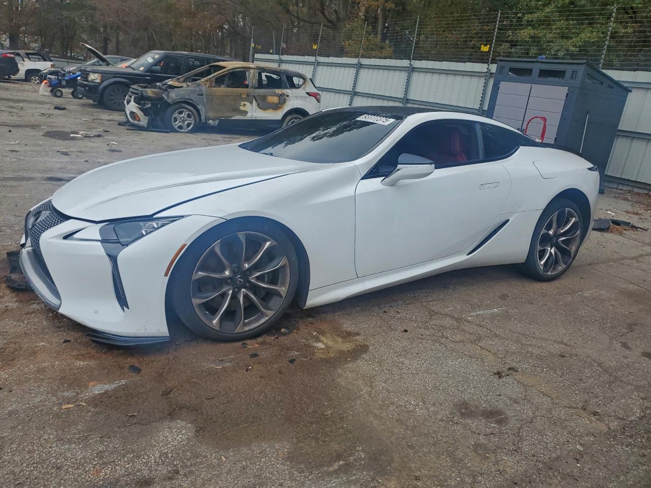 2018 Lexus LC 500h, VIN JTHHP5AY2JA000429 — Front end