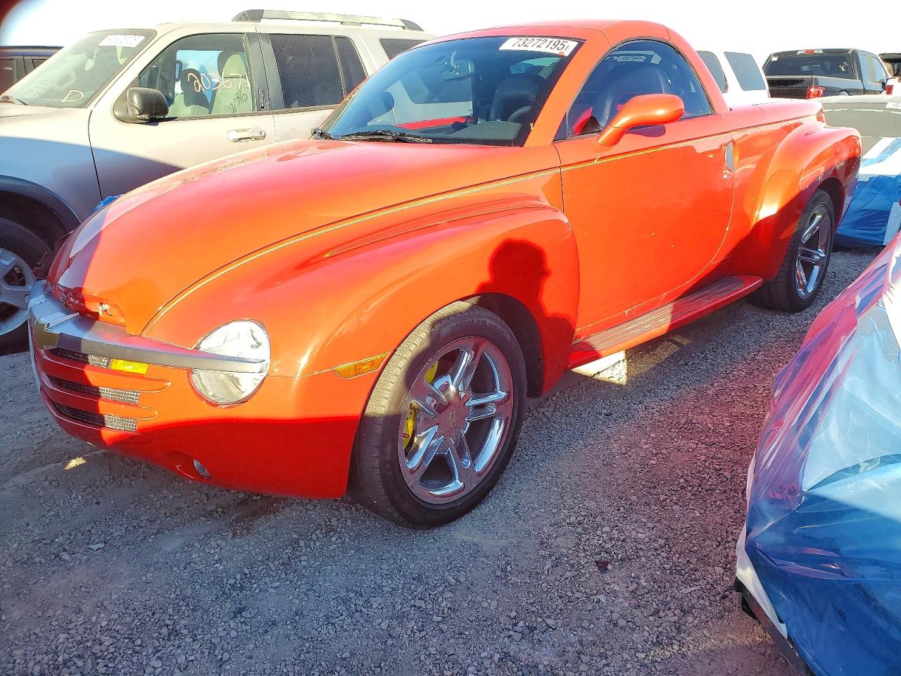 2005 Chevrolet SSR LS, VIN 1GCES14H85B116869 — Front end