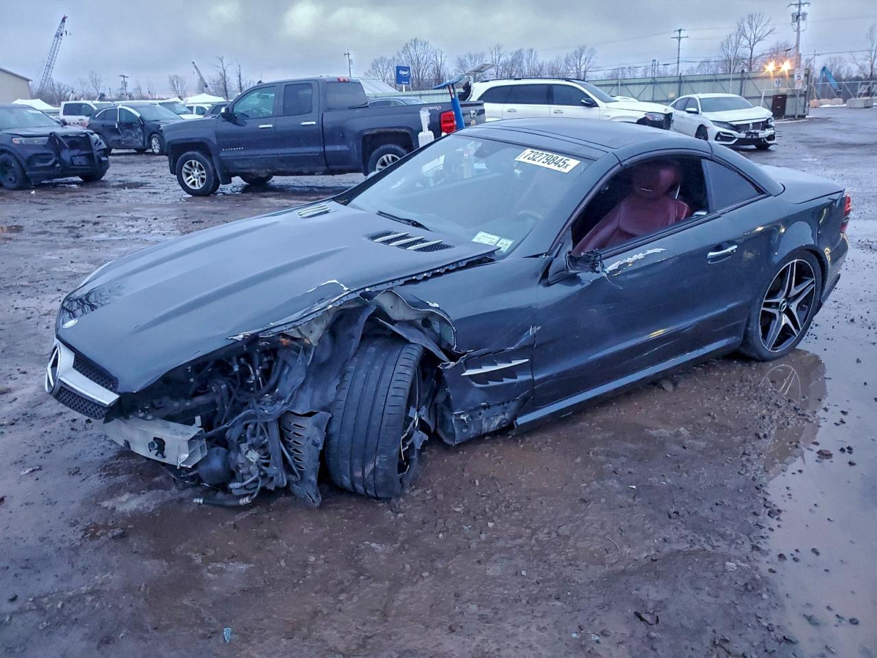 2011 Mercedes-Benz SL 550, VIN WDBSK7BA7BF162692 — Front end