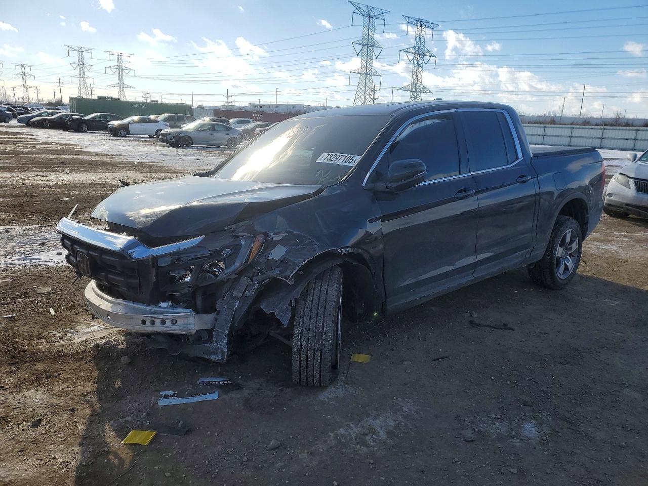 2024 Honda Ridgeline RTL, VIN 5FPYK3F58RB004045 — Auction photo