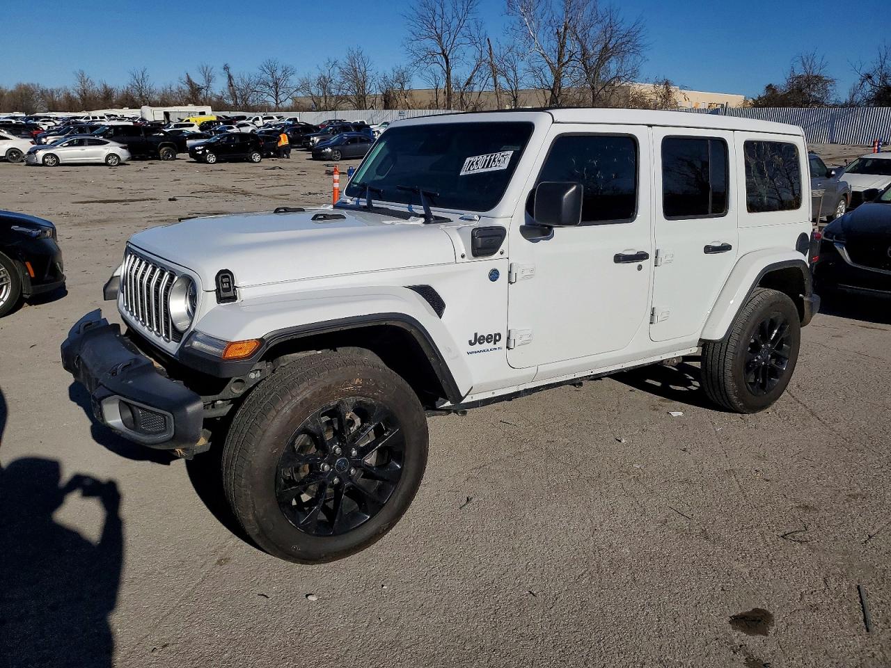 2025 Jeep Wrangler Sahara, VIN 1C4RJXP65SW600374 — Missing or altered VIN
