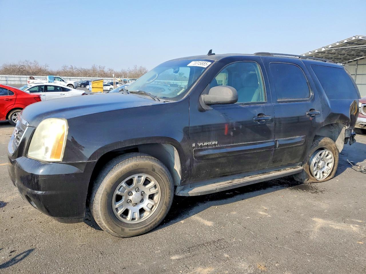 2007 GMC Yukon SLE, VIN 1GKFC13J47R151431 — Rear end