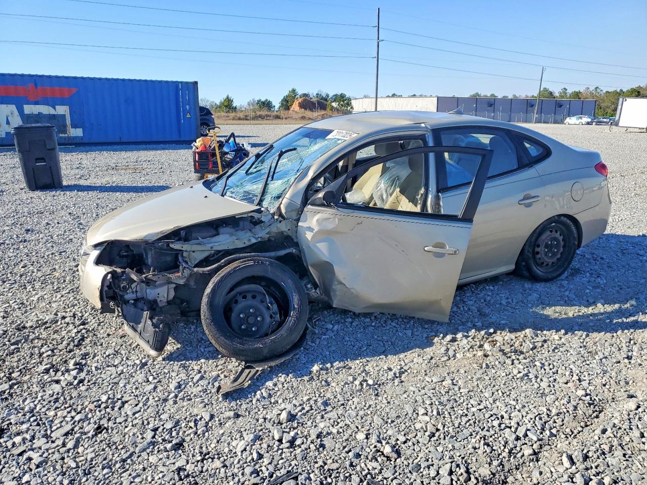 2010 Hyundai Elantra GLS, VIN KMHDU4AD2AU982151 — Front end