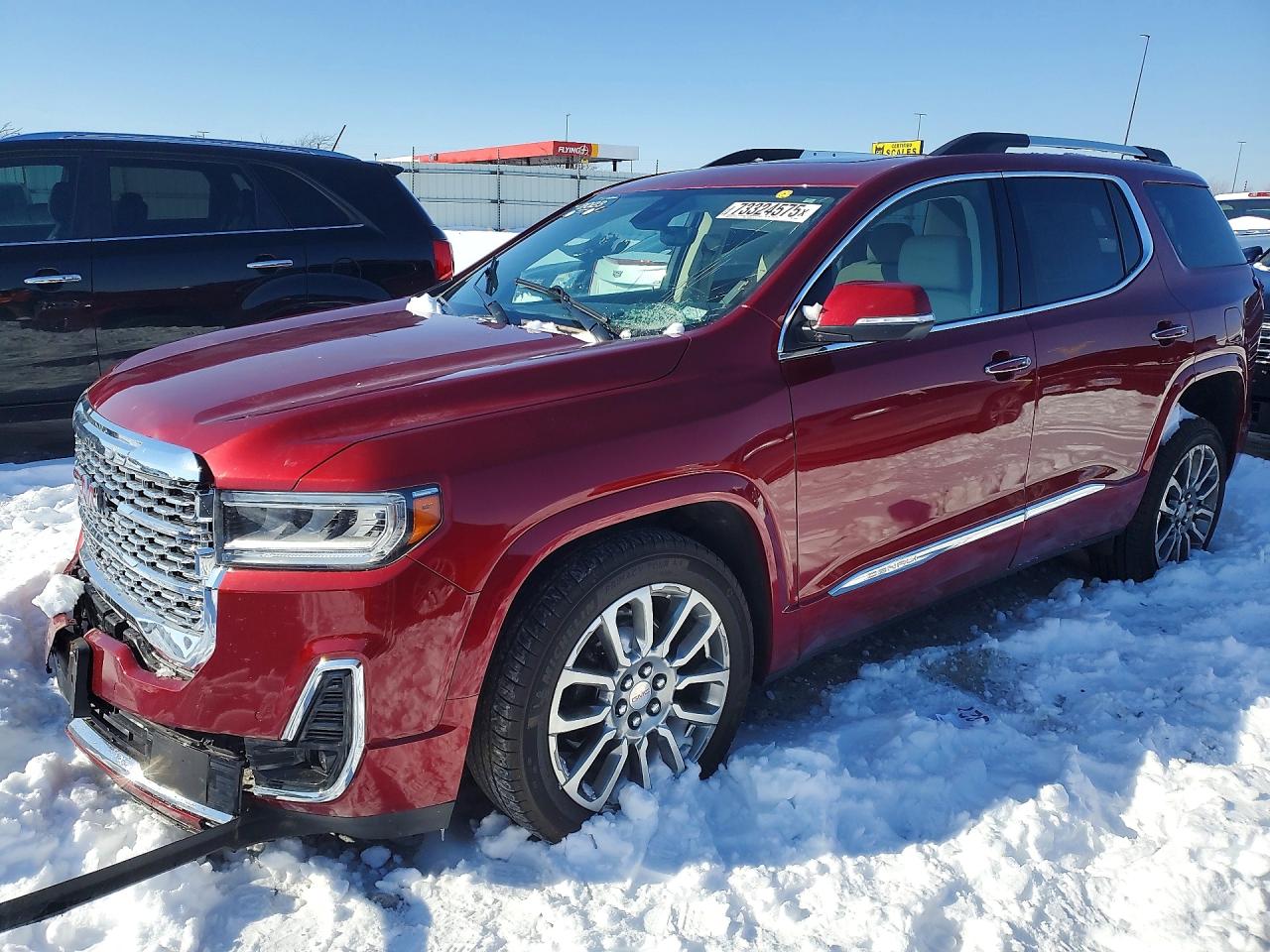 2023 GMC Acadia Denali, VIN 1GKKNPLS0PZ125834 — Фото с аукциона