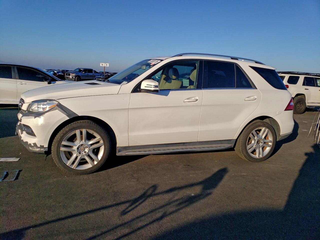 2014 Mercedes-Benz M 350, VIN 4JGDA5HB3EA386699 — Ранее повреждён