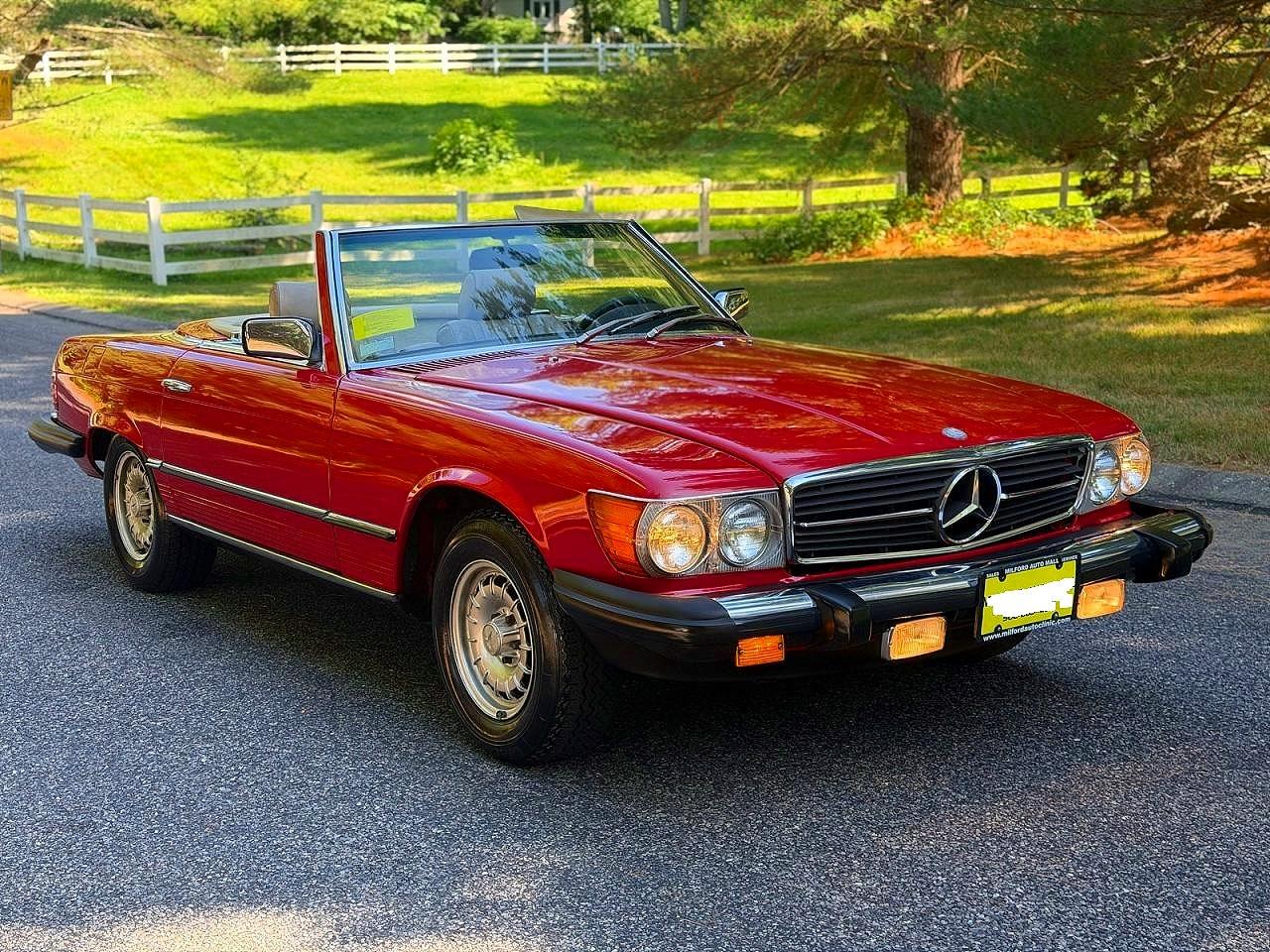 1982 Mercedes-Benz 380 SL, VIN WDBBA45A6CB013194 — Normal wear