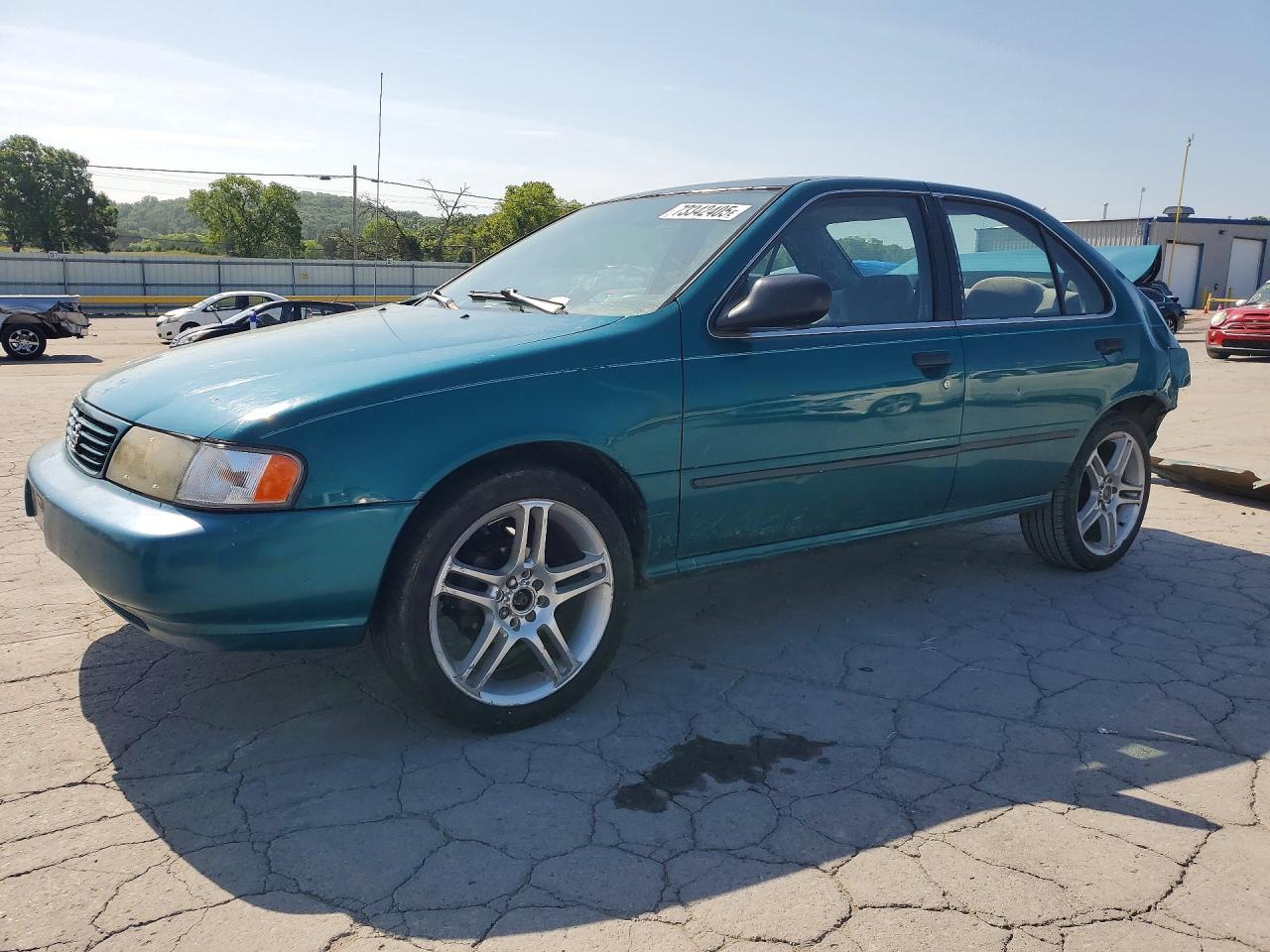 1997 Nissan Sentra XE, VIN 1N4AB41D8VC790781 — Зад