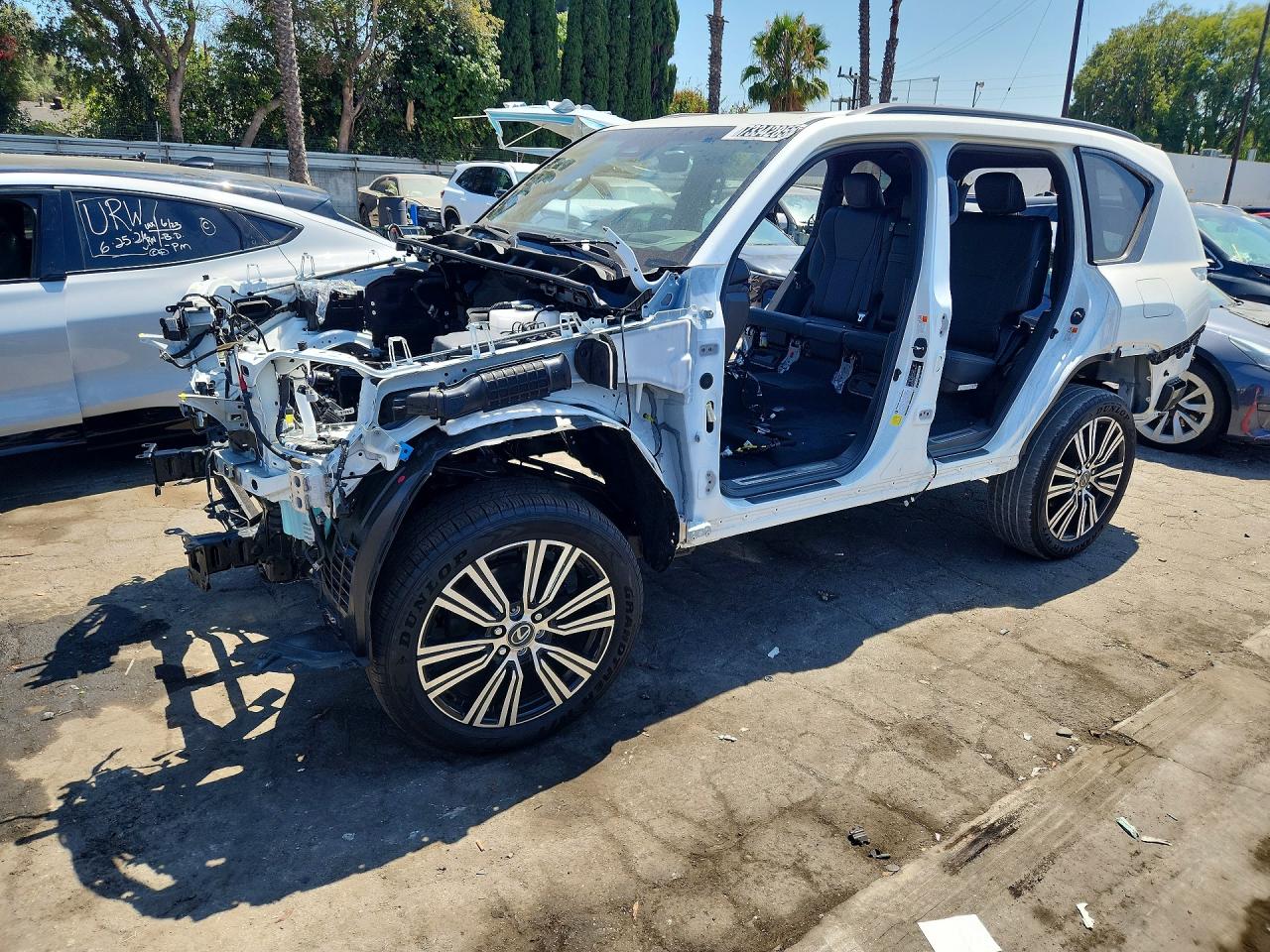 2025 Lexus LX 600 Luxury, VIN JTJGB7CX0S4082413 — Stripped