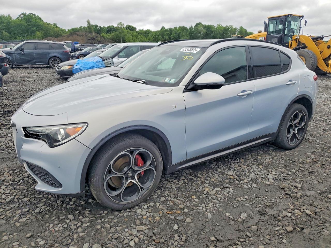 2022 Alfa Romeo Stelvio Ti, VIN ZASPAKBN1N7D33801 — Крыша
