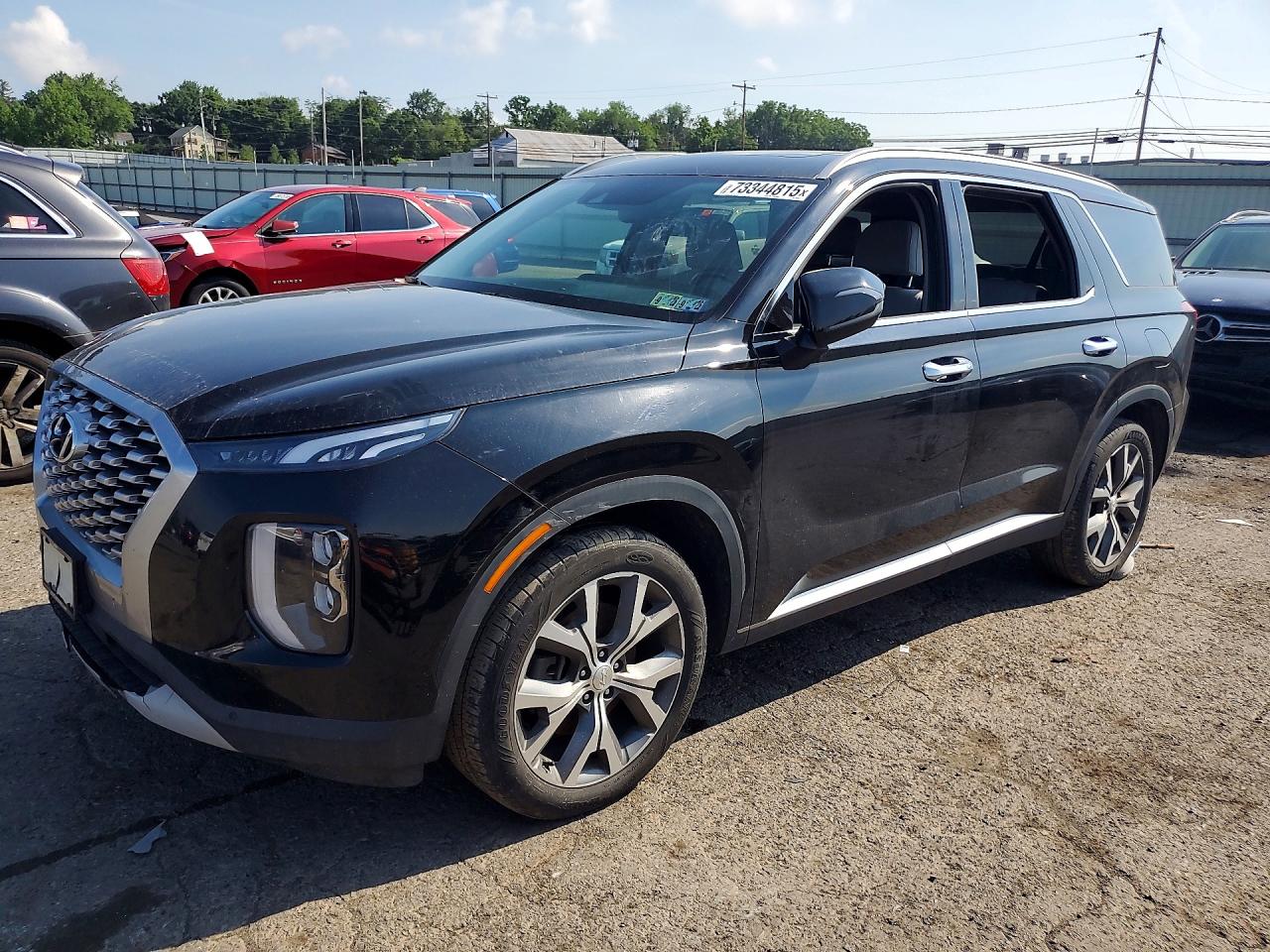 2022 Hyundai Palisade SEL, VIN KM8R3DHE2NU349792 — Front end