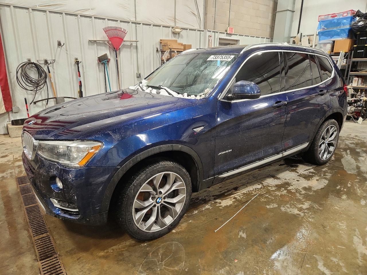 2016 BMW X3 xDrive28i, VIN 5UXWX9C53G0D93294 — Undercarriage