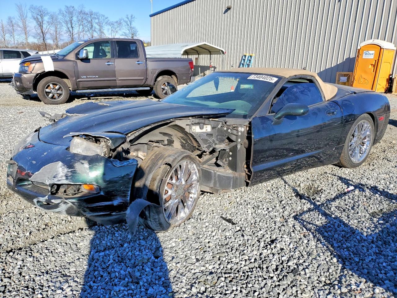2000 Chevrolet Corvette, VIN 1G1YY32G9Y5106980 — Front end