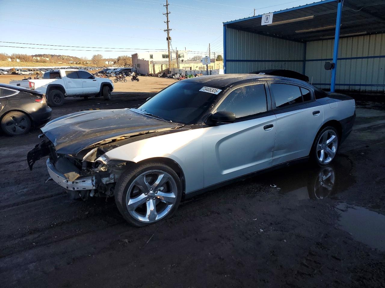 2013 Dodge Charger Police, VIN 2C3CDXAT6DH677174 — Front end