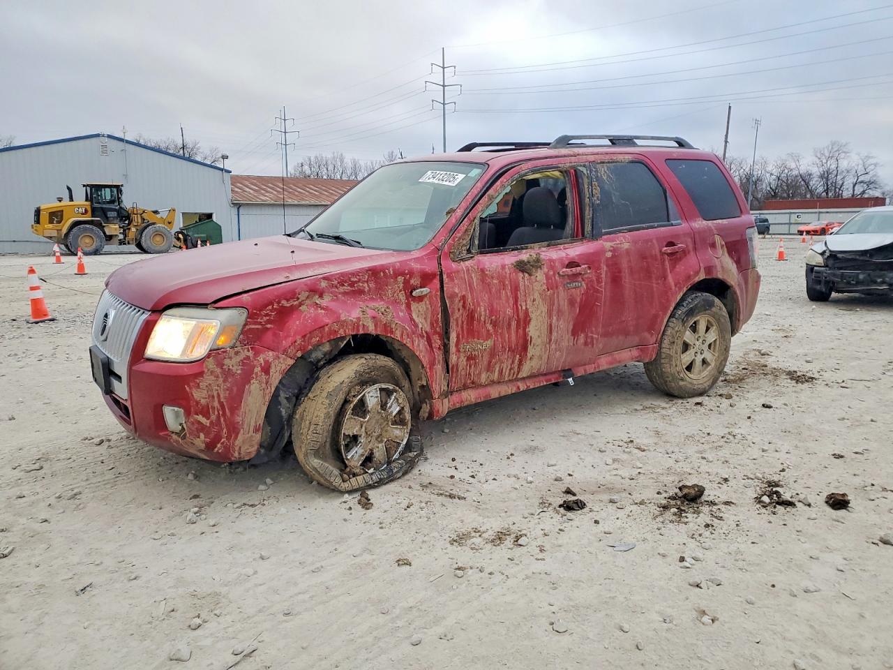 2008 Mercury Mariner, VIN 4M2CU91158KJ53853 — Rollover