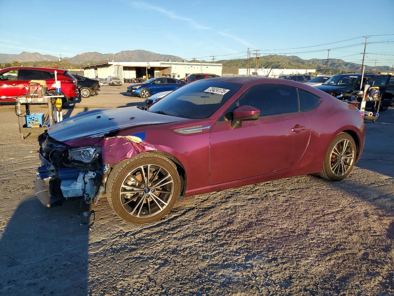 2014 Subaru BRZ Limited, VIN JF1ZCAC1XE8602833 — Front end