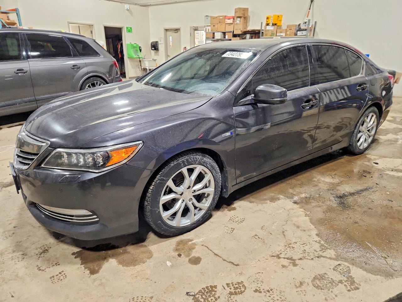 2015 Acura RLX Hybrid Sport, VIN JH4KC2F93FC800041 — Side