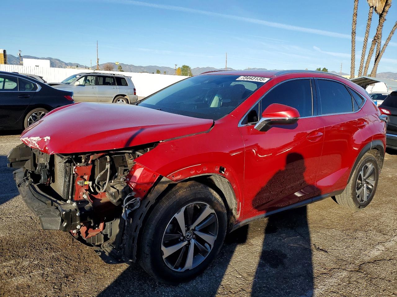 2018 Lexus NX 300, VIN JTJYARBZXJ2097775 — Front end