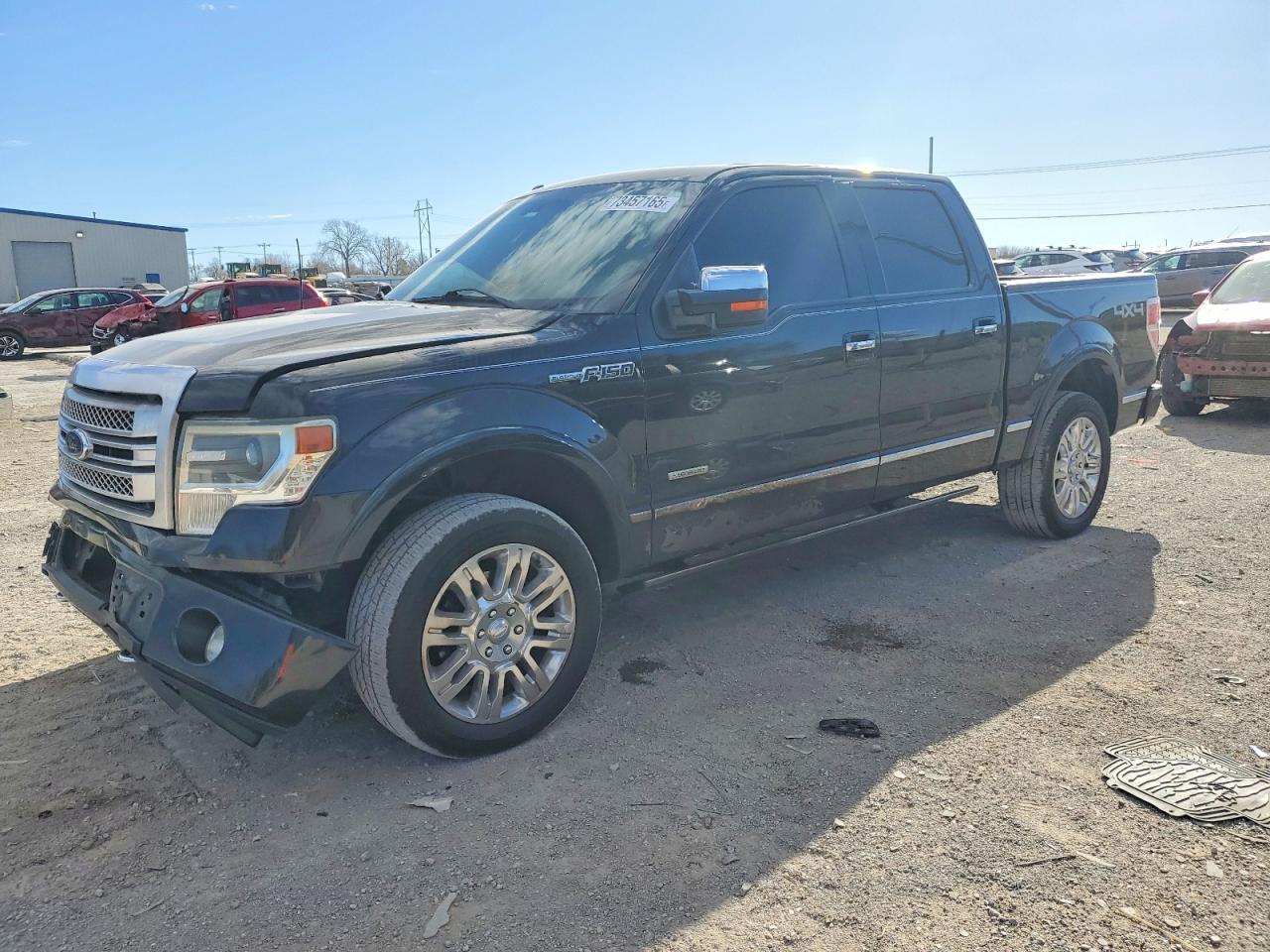2013 Ford F-150 Platinum, VIN 1FTFW1ET7DFD17777 — Engine fire