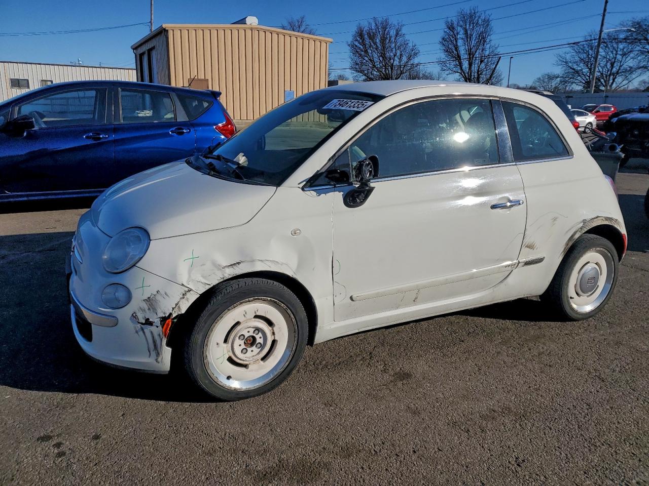 2014 FIAT 500 1957 Edition, VIN 3C3CFFCR5ET269070 — Minor dents and scratches