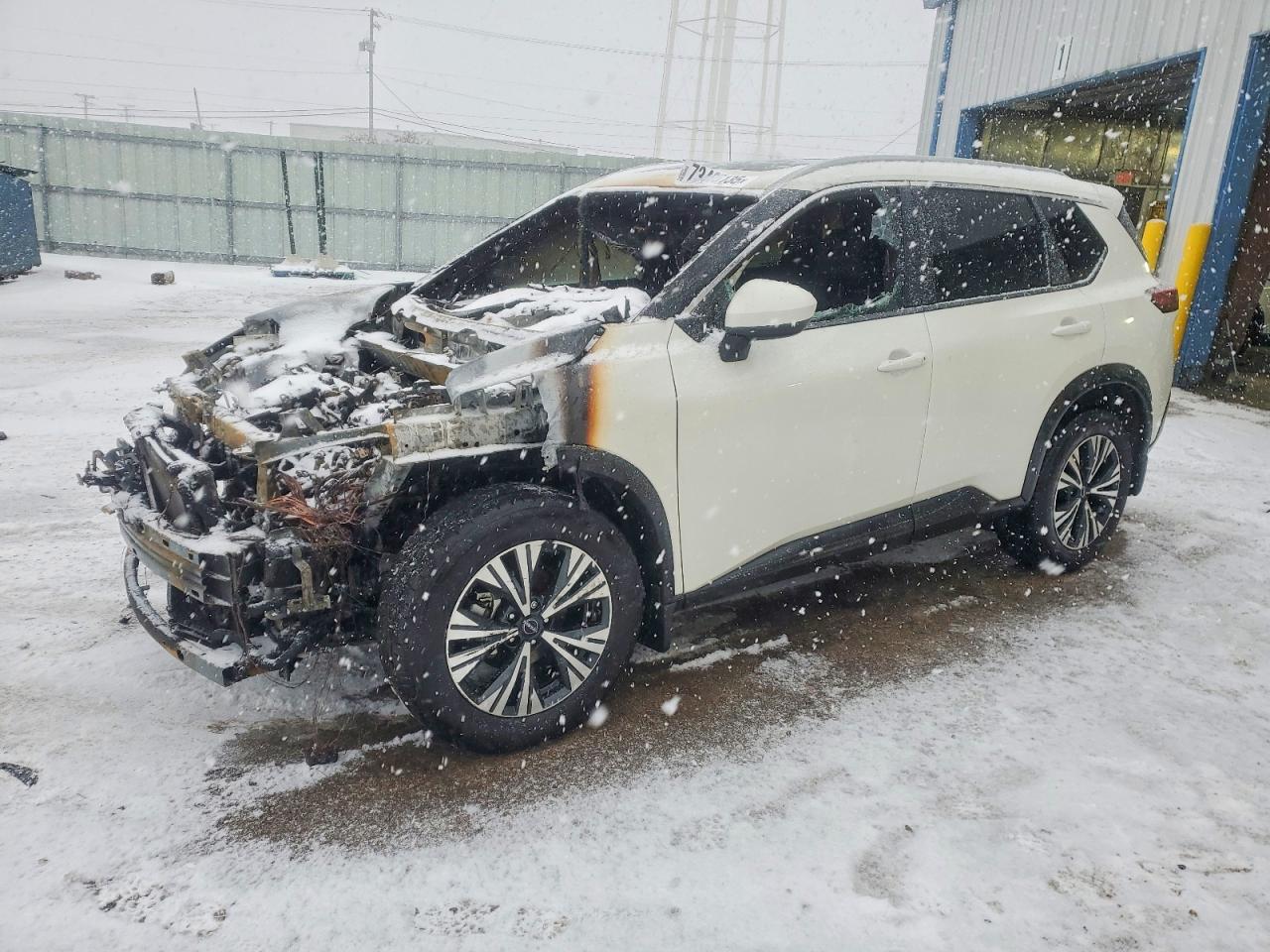 2023 Nissan Rogue SV, VIN JN8BT3BB8PW488478 — Engine fire