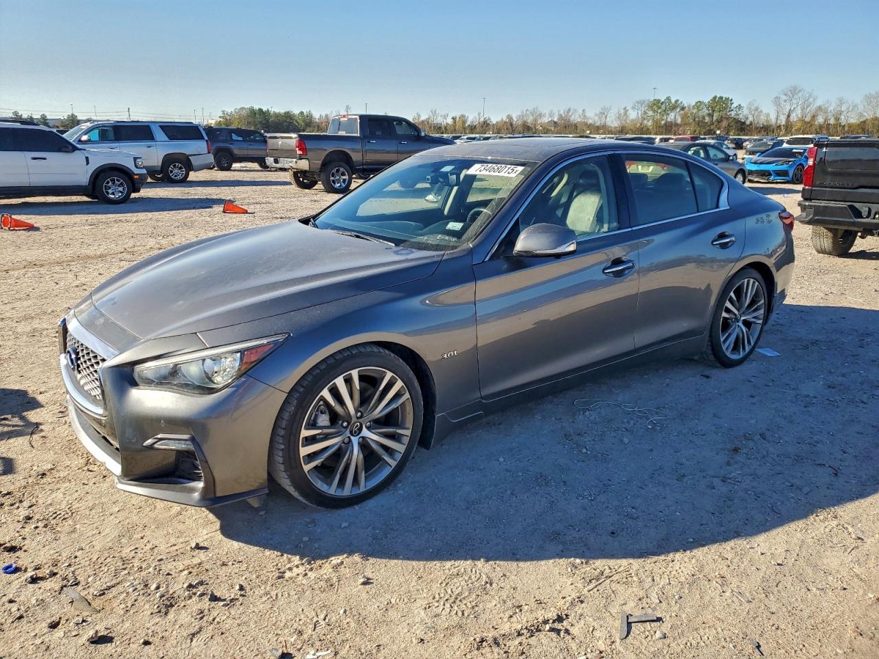 2020 Infiniti Q50 Luxe, VIN JN1EV7AP7LM203785 — Water / flood