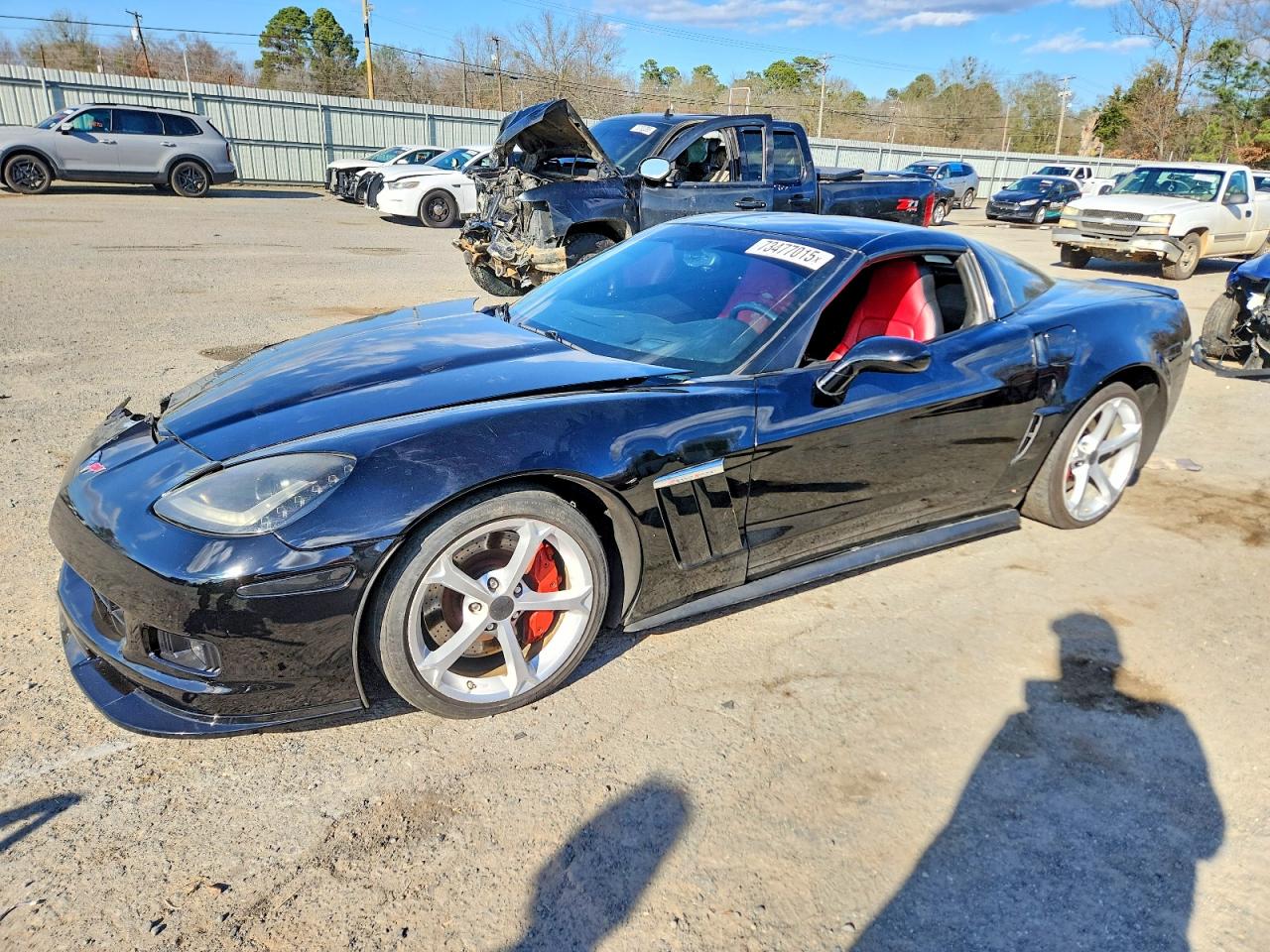 2010 Chevrolet Corvette Z16 Grand Sport 3LT, VIN 1G1YW2DW0A5106618 — Front end