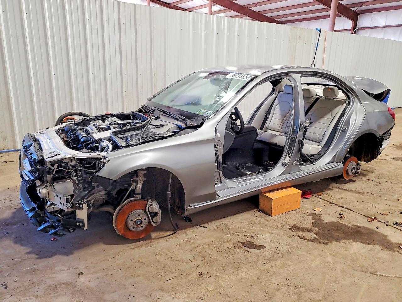 2016 Mercedes-Benz C 300, VIN 55SWF4KB2GU166898 — Stripped