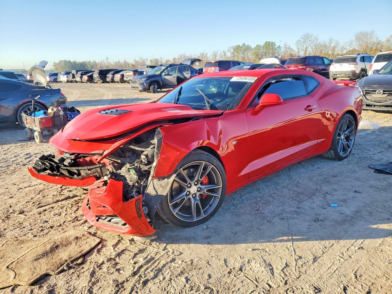 2021 Chevrolet Camaro 2SS, VIN 1G1FH1R74M0136915 — Front end