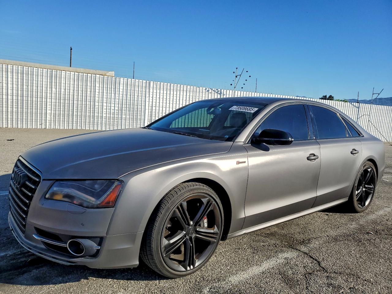 2013 Audi S8, VIN WAUD2AFD4DN007731 — Minor dents and scratches