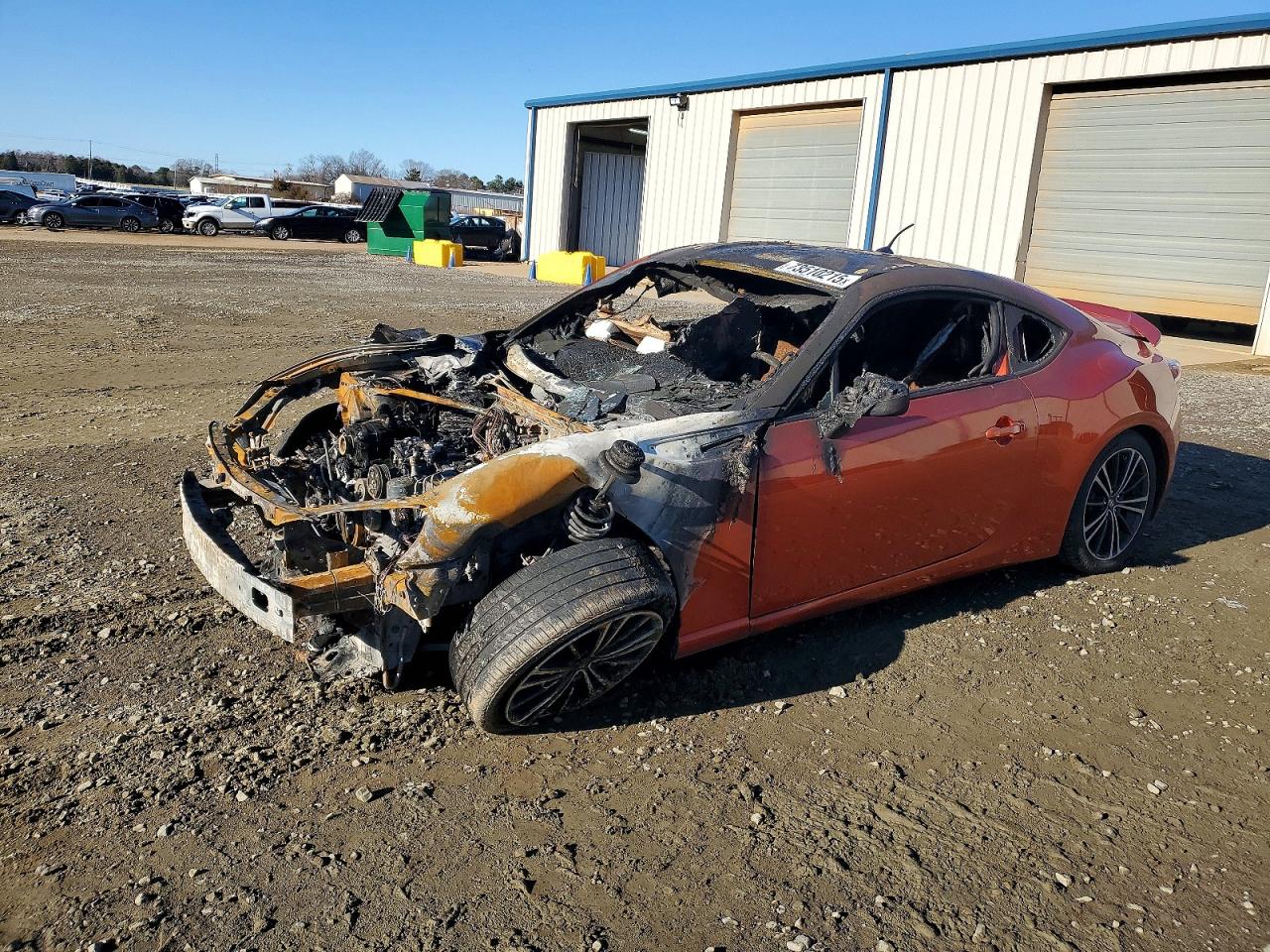 2013 Scion FR-S, VIN JF1ZNAA16D1724870 — Engine fire