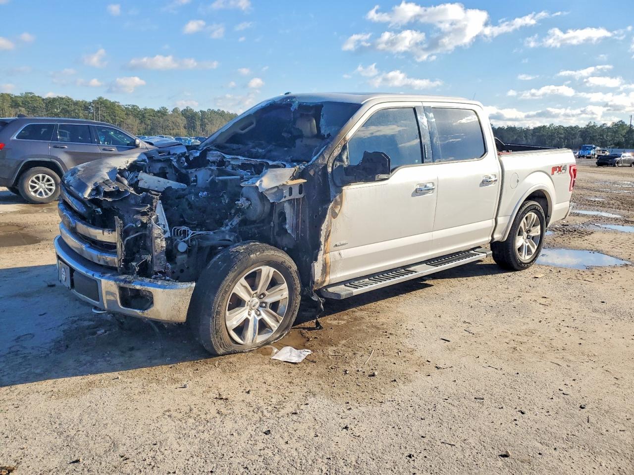 2015 Ford F-150 Lariat, VIN 1FTEW1EG8FFA70920 — Burn