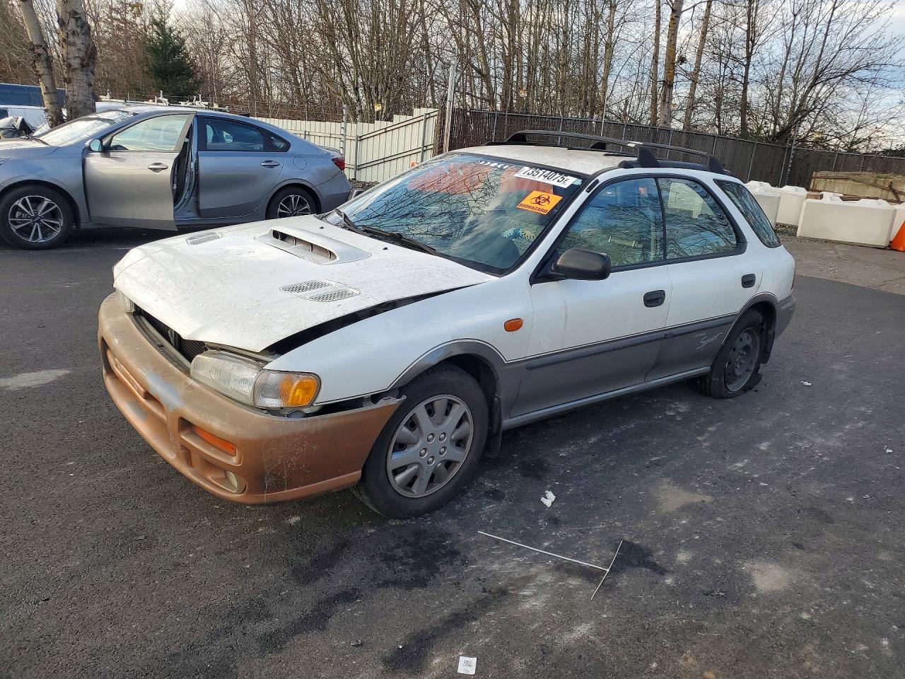 1997 Subaru Impreza Outback Special Sports, VIN JF1GF4859VH819270 — Перед