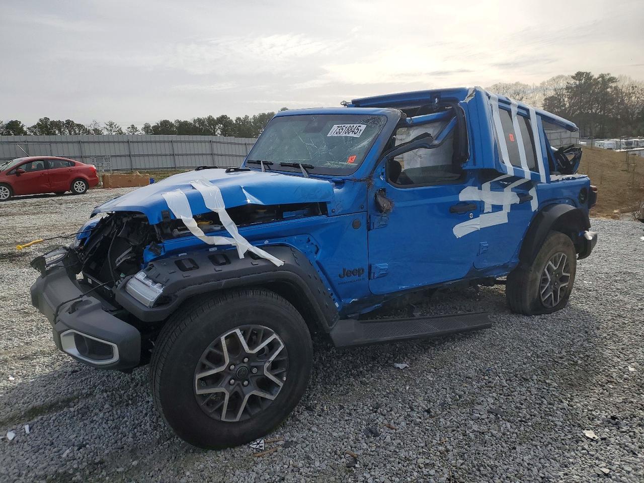 2025 Jeep Wrangler Sahara, VIN 1C4PJXEG7SW651006 — Фото с аукциона