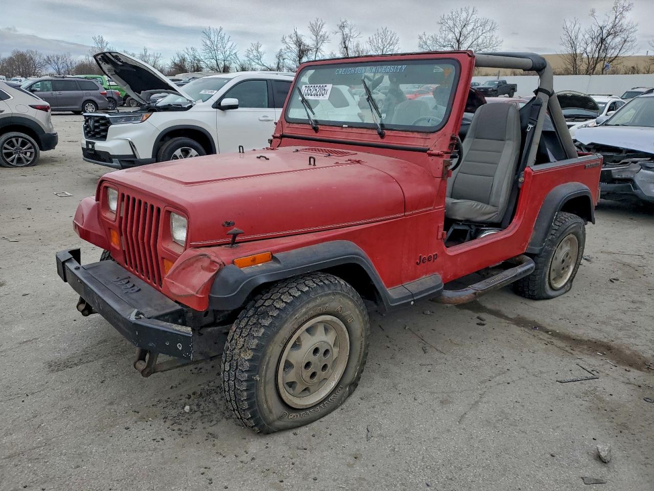 1988 Jeep Wrangler S, VIN 2BCHV81S8JB542872 — Front end