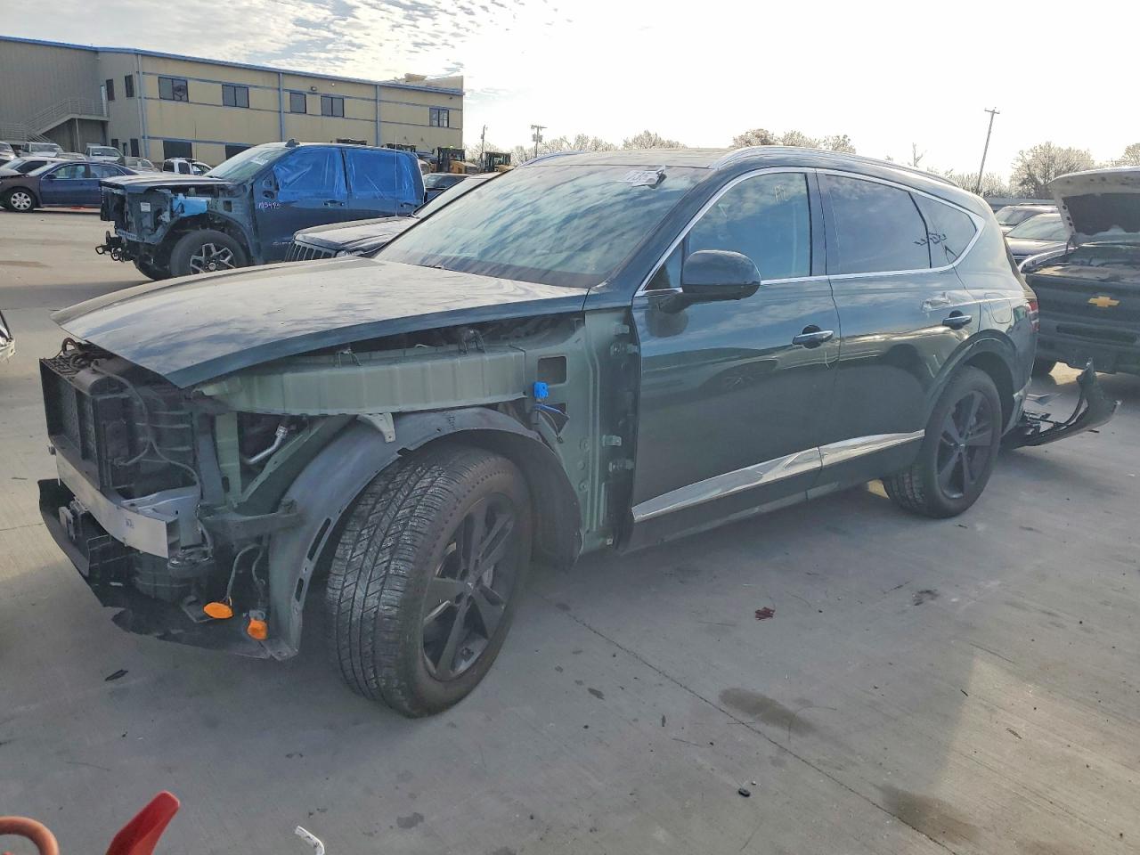 2023 Genesis GV80, VIN KMUHBDSB7PU105430 — Front end
