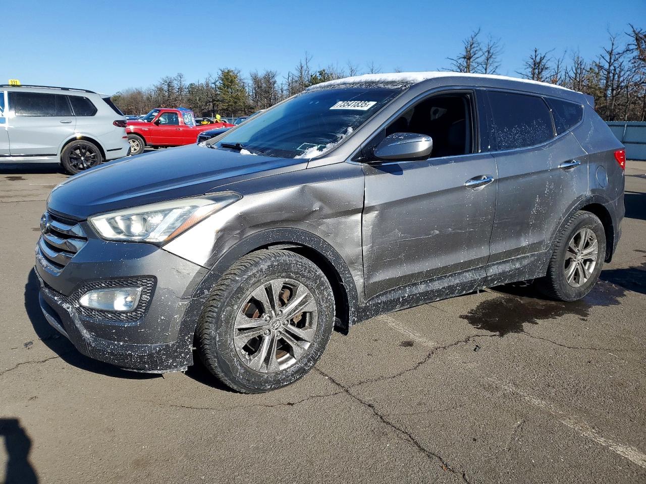 2013 Hyundai Santa Fe Sport, VIN 5XYZUDLB7DG046568 — Front end
