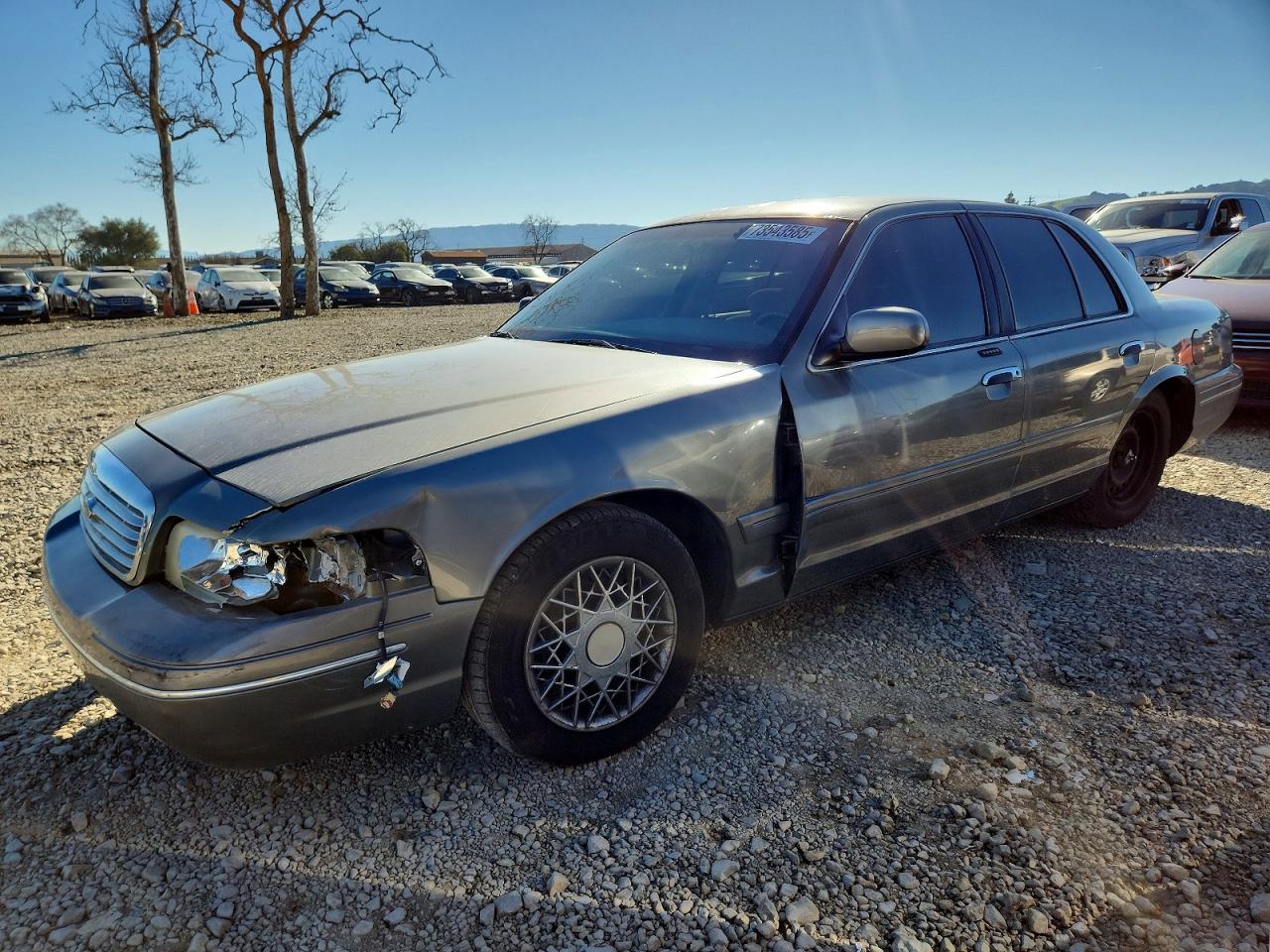 2002 Ford Crown Victoria Standard, VIN 2FAFP73WX2X111308 — Front end