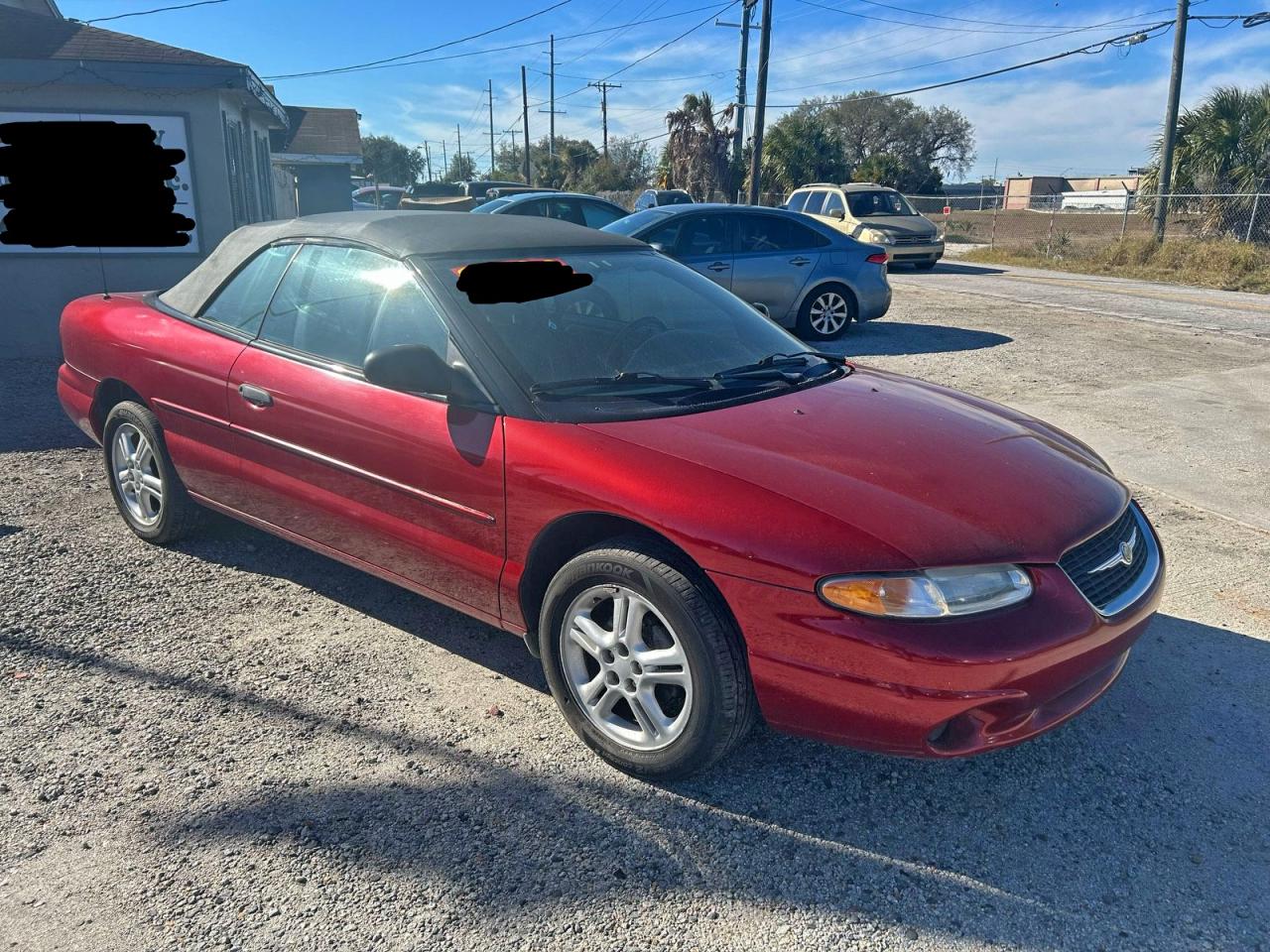 2000 Chrysler Sebring JX, VIN 3C3EL45H7YT298309 — Minor dents and scratches