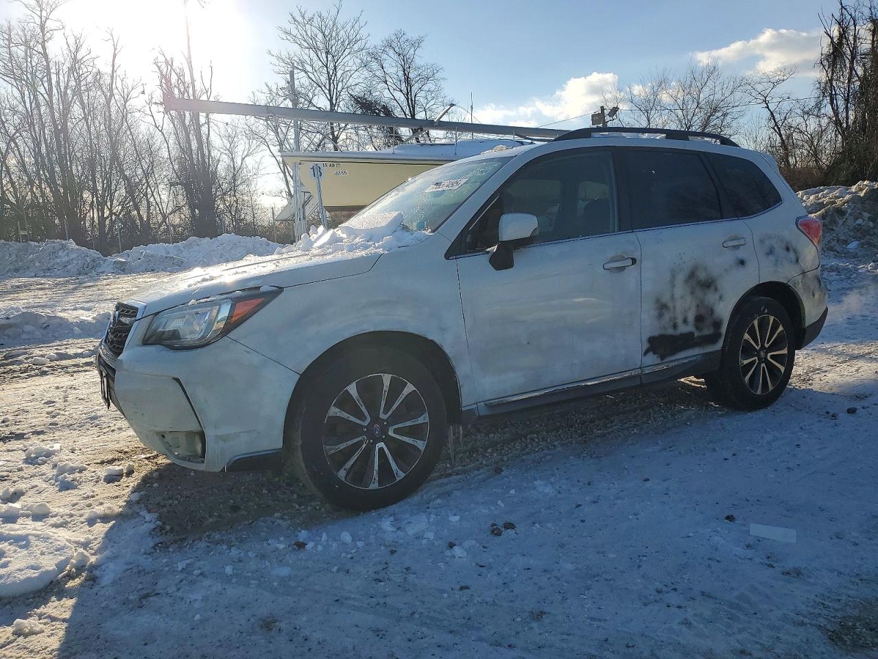 2018 Subaru Forester Touring, VIN JF2SJGWC5JH558351 — Vandalism